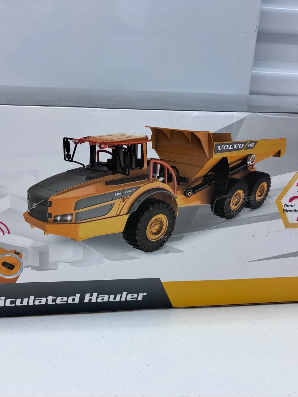 A40G Yellow Dump Truck Toy - Kids Construction Vehicle